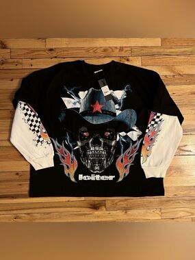 Loiter Layered Tee. “Daytona”. New With Tags. Size 3XL.